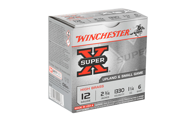 12 GA 2 3/4in Winchester Super-X #6 Lead (X126)