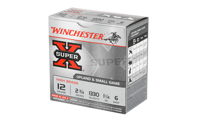 12 GA 2 3/4in Winchester Super-X #6 Lead (X126)