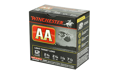 12 GA 2 3/4in Winchester AA Light Target #7 1 1/8oz (AA127)
