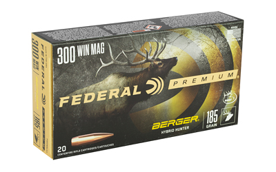 300 Win Mag Federal Premium 185gr Berger Hybrid (P300WBCH1)