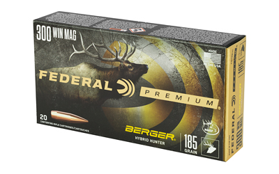 300 Win Mag Federal Premium 185gr Berger Hybrid (P300WBCH1)