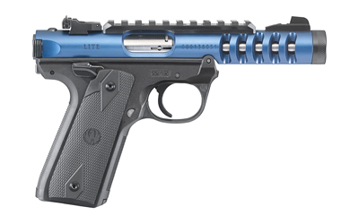 Ruger Mark IV Lite 22 LR 4.4in TB Blue Anodized (43924)