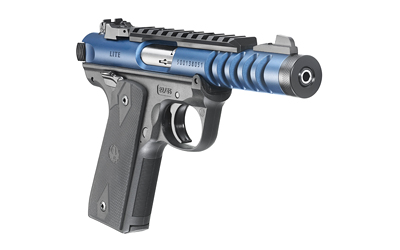 Ruger Mark IV Lite 22 LR 4.4in TB Blue Anodized (43924)
