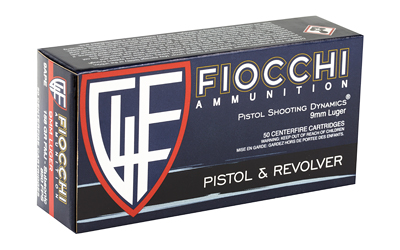 9mm Fiocchi 158gr FMJ 50rd Box (9APE)