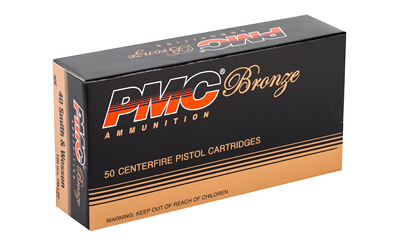 40 S&W PMC Bronze 180gr FMJ-FP (40E)