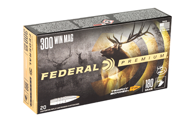 300 Win Mag Federal Premium 180gr Trophy Bonded Tip (P300WTT1)