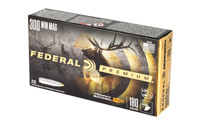 300 Win Mag Federal Premium 180gr Trophy Bonded Tip (P300WTT1)