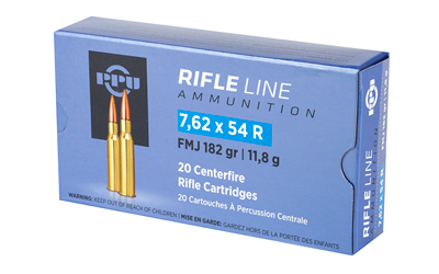 7.62x54R PPU 182gr FMJ (PP76254F)