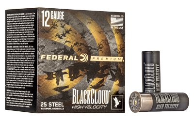 12 GA 3in Federal Black Cloud FS High Velocity BB 1 1/8oz (PWBXH143BB)