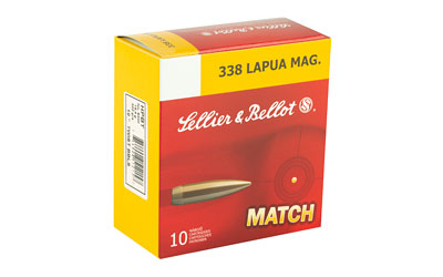 338 Lapua S&B 300gr HPBT Match (SB338LMB)