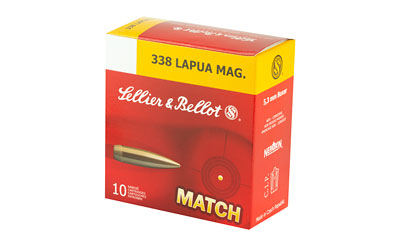 338 Lapua S&B 300gr HPBT Match (SB338LMB)