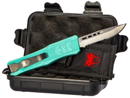 CobraTec Knives CTK-1 Drop Point Part Serrated D2 Steel Blade (STFCTK1SDS)