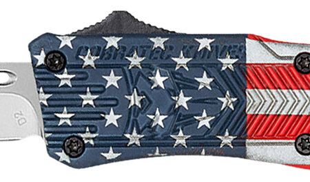 CobraTec Knives CTK-1 Drop Point D2 Steel Blade American Flag (SUSACTK1SDNS)