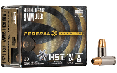 9mm Federal HST 124gr JHP 20rd (P9HST1S)