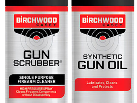 Birchwood Casey Gun Scrubber & Synthetic Gun Oil 2 Pack (33329)