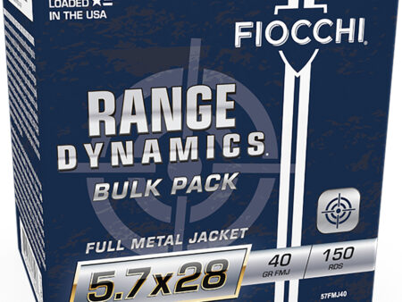 5.7x28 Fiocchi 41gr FMJ 150rd Pack (57FMJ40)