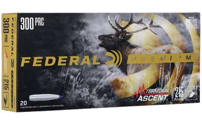 Federal Premium 300 PRC 210gr Terminal Ascent. Box of 20. (P300PRCTA3)