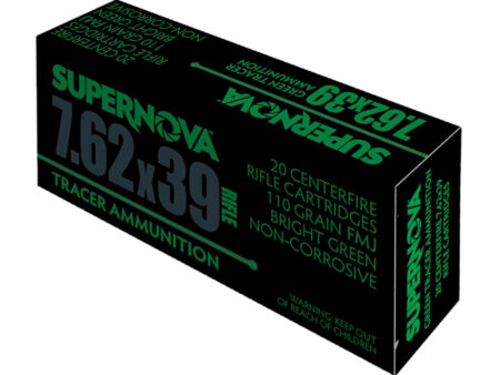 7.62x39 Supernova Green Tracer 110gr FMJ (PMSN762G)