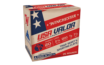 20 GA 2 3/4in Winchester Valor #7 1/2 7/8oz (USAV207)