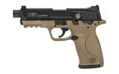 S&W M&P22 Compact 22 LR FDE Threaded 10+1 (10242)
