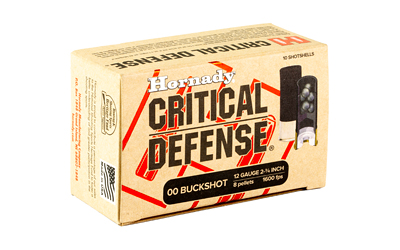 12 GA 2 3/4in Hornady Critical Defense 00 Buckshot (86240)