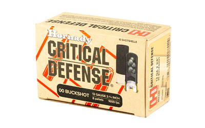 12 GA 2 3/4in Hornady Critical Defense 00 Buckshot (86240)