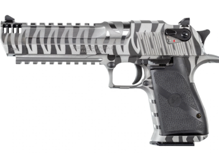 MAGNUM RESEARCH DESERT EAGLE 50AE SS W/TIGER STRIPES 7+1 (DE50WTS)