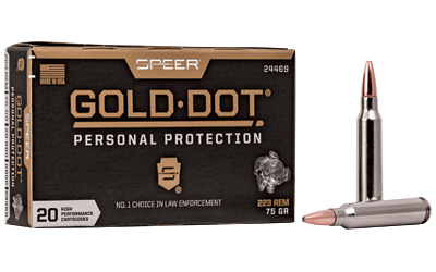 223 Rem Speer Gold Dot 75gr.