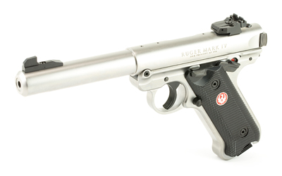 RUGER MKIV TARGET 22LR 5.5in BBL SS 10 (40103)