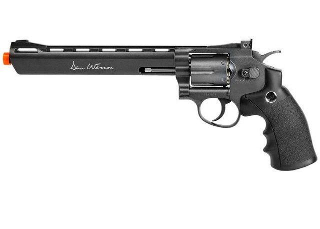 Dan Wesson CO2 High Power 6mm CO2 Airsoft Revolver 8in BBL Black - Image 1