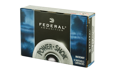 12 GA 3in Federal Power Shok #4 Buckshot (F1314B)