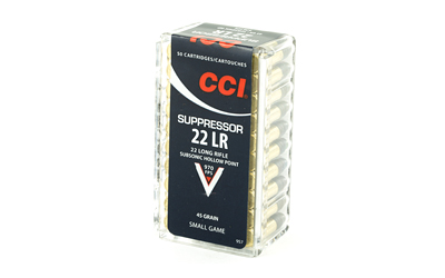 22 LR CCI Suppressor 45gr HP (957)
