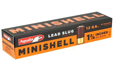 12 GA 1 3/4in Aguila Mini Shell Lead Slug 7/8oz (1C128974)