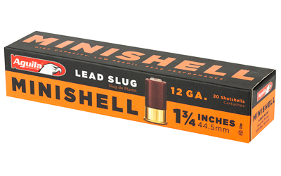 12 GA 1 3/4in Aguila Mini Shell Lead Slug 7/8oz (1C128974)