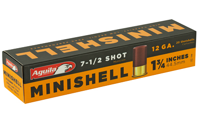 12 GA 1 3/4in Aguila Mini Shell # 7.5 Shot (1C128968)