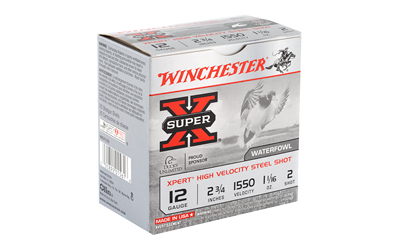 12 GA 2 3/4in Winchester #2 Steel HV 1-1/16oz (WEX122)