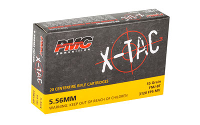 5.56 PMC X-TAC 55gr FMJ BT (XP193)