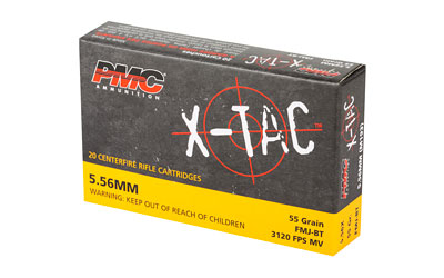 5.56 PMC X-TAC 55gr FMJ BT (XP193)