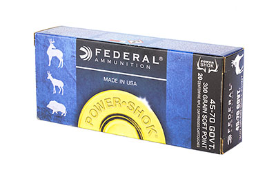 45-70 Federal Power Shok 300gr JSP (4570AS)