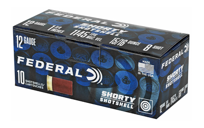 12 GA 1 3/4in Federal Mini Shell #8 Lead 15/16 oz (SH129-8)