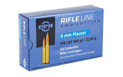8mm Mauser PPU PP8F FMJ 198gr (PP8F)