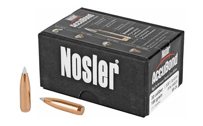 Nosler AccuBond 30 Caliber 180 Grain Spitzer Boat Tail (54825)