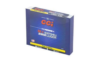 9MM CCI Shotshells #4 Shot 45Gr. (3712CC)