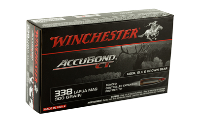 338 Lapua Winchester Expedition Big Game 300gr Nosler Accubond (S338LCT)