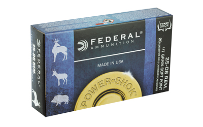 25-06 Federal Power Shok 117gr SP (2506BS)