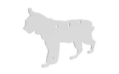 Birchwood Casey AR500 Gong Bobcat Silhouette Target (BC-47707)
