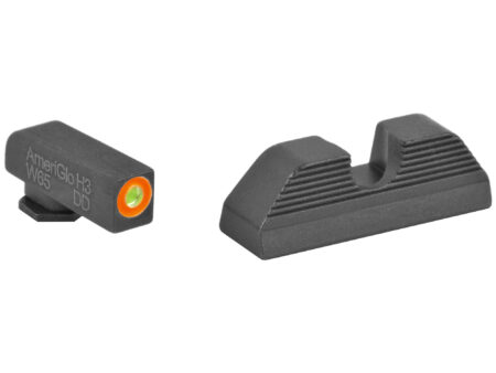 AmeriGlo Night Sights, Green Tritium, Orange Outline (GL-353)