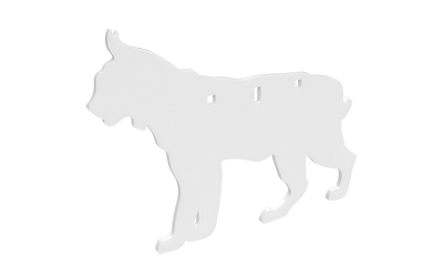 Birchwood Casey AR500 Gong Bobcat Silhouette Target (BC-47707)