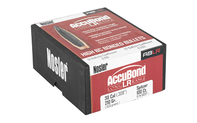 Nosler Accubond Long Range Bullets 30 Cal 210gr SBT 100ct (58317)