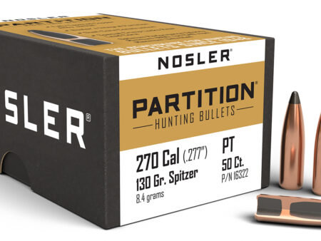 270 Win Nosler Partition 130gr PT Spitzer Projectiles (16322)
